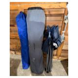 Eddie Bauer Folding Camp Chair Lot w/ Carry Bags Outdoor Portable