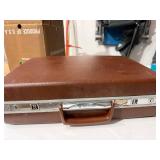 Vintage Samsonite Attache Briefcase Brown Hard Case w/ Organizer