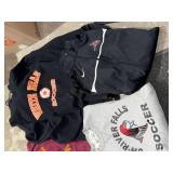 7 Pc Sweatshirt Lot UW River Falls Soccer Nike White Bear Minnesota