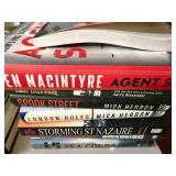 Mixed Lot Spy Mystery Crime & History Books Hardcover Paperback