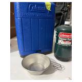 Coleman Propane Lantern Carry Case Blue Hard Plastic Camping Gear