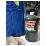 Coleman Propane Lantern Carry Case Blue Hard Plastic Camping Gear