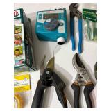 Garden Tool Lot Pruners Gilmour Timer Ferti-lome Sprayer Supplies