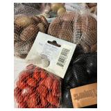 Mixed Decorative Polished River Rocks Accent Marbles Lot w Pier 1