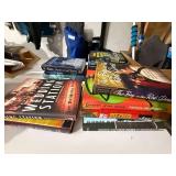Mixed Hardcover & Paperback Book Lot Fiction Mystery Thriller 16 Vols