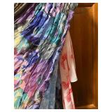 Mixed Fashion Scarves Lot Assorted Prints Crinkle Sheer Knit Styles