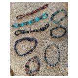 Mixed Costume Jewelry Lot Necklaces Bracelets Earrings Pendants