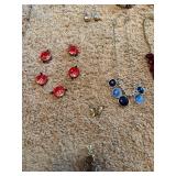 Mixed Costume Jewelry Lot Necklaces Bracelets Earrings Pendants