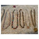 Mixed Costume Jewelry Lot Necklaces Bracelets Earrings Pendants
