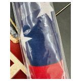 USA FLAG + Tin Arrow sign