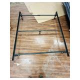 Steel “Hollywood” BED FRAME on rollers T/F/Q