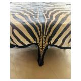 ZEBRA HIDE on felt backing