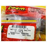 BAIT SHOP LOT - 30 pkg ZOOM Soft Plastic Bait - U-TALE - TEQUILA GREEN