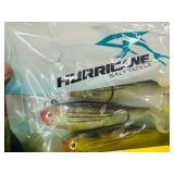 Retail Lot of SWIM BAIT (30 pkgs)  - Hurricane 4 in LiveWire Swim Shad SS4-4-98