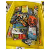 40 pkgs ASSORTED FISHING TACKLE - new - great for mix-n-match dump bins
