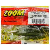 Retail Lot -12 pkgs  ZOOM Soft Plastic Horny Toad - watermelon seed