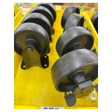 (8) CASTERS - Black - see photos for scale