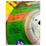 (20) FORNEY 4 1/2 in cut-off wheel A60T-BF