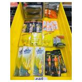 LOT of 23 FISHING TACKLE - New in pkg