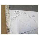 Castico solid composite stone showe...