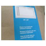 Alino 36 x 60" shower tray with wat...