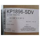 Shaker 18 in. W x 24 in. D x 96 in....