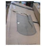Glacier Bay curved glass shower pan...