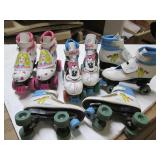 Size 1 and 2 kids roller skates...