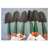 6 Plastic Grip Trowels...