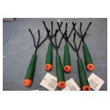 6 Plastic Grip Cultivators...