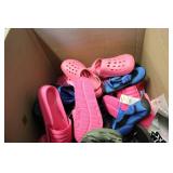 Box of kids shoes various sizes...