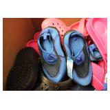 Box of kids shoes various sizes...