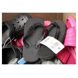 Box of kids shoes various sizes...