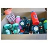 Box of water bottles...