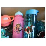 Box of water bottles...