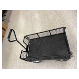 Yardworks Steel Garden Cart with Drop Down Sides