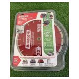 New Diablo 12" Segmented Blade Diamond Masonry