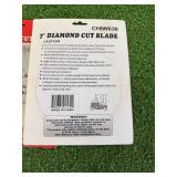 2 New 7" Diamond Cut Blades