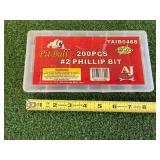 200 Pcs #2 Phillips Bits