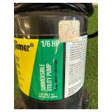 Simer 1/6hp Submersible Utility Pump