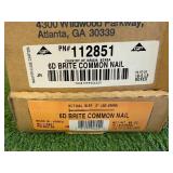 10 5# Boxes 2" 6D Brite Common Nails