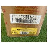 30 1# Boxes 3" 10D Galv Casing Nails