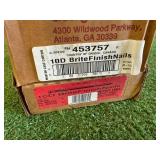 30 1# Boxes 3" 10D Brite Finish Nails