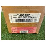 30 1# Boxes 3" 10D Brite Finish Nails