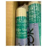 12 Count Case Levolor Cream Roller Shades 37" x 55"