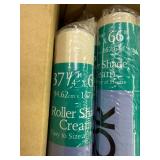 12 Count Case Levolor Cream Roller Shades 37" x 55"