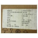 12 Count Case Levolor Cream Roller Shades 37" x 55"
