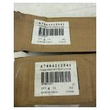 2 4 Count Boxes White Roller Shades 73" x 66"