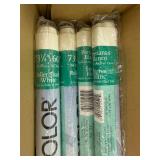 2 4 Count Boxes White Roller Shades 73" x 66"