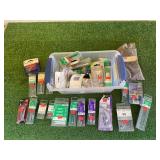 Small Tote of Hardware Items